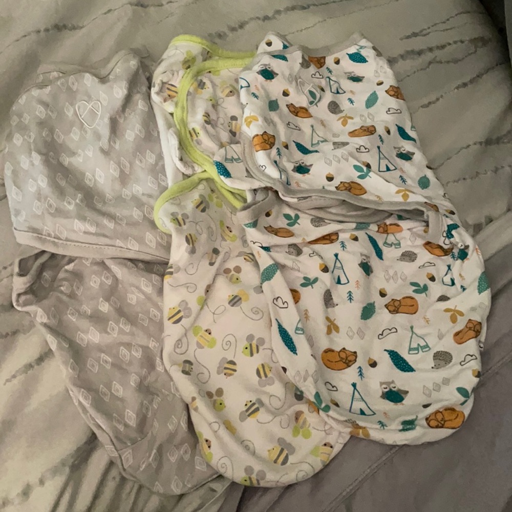 Set of 3 swaddles